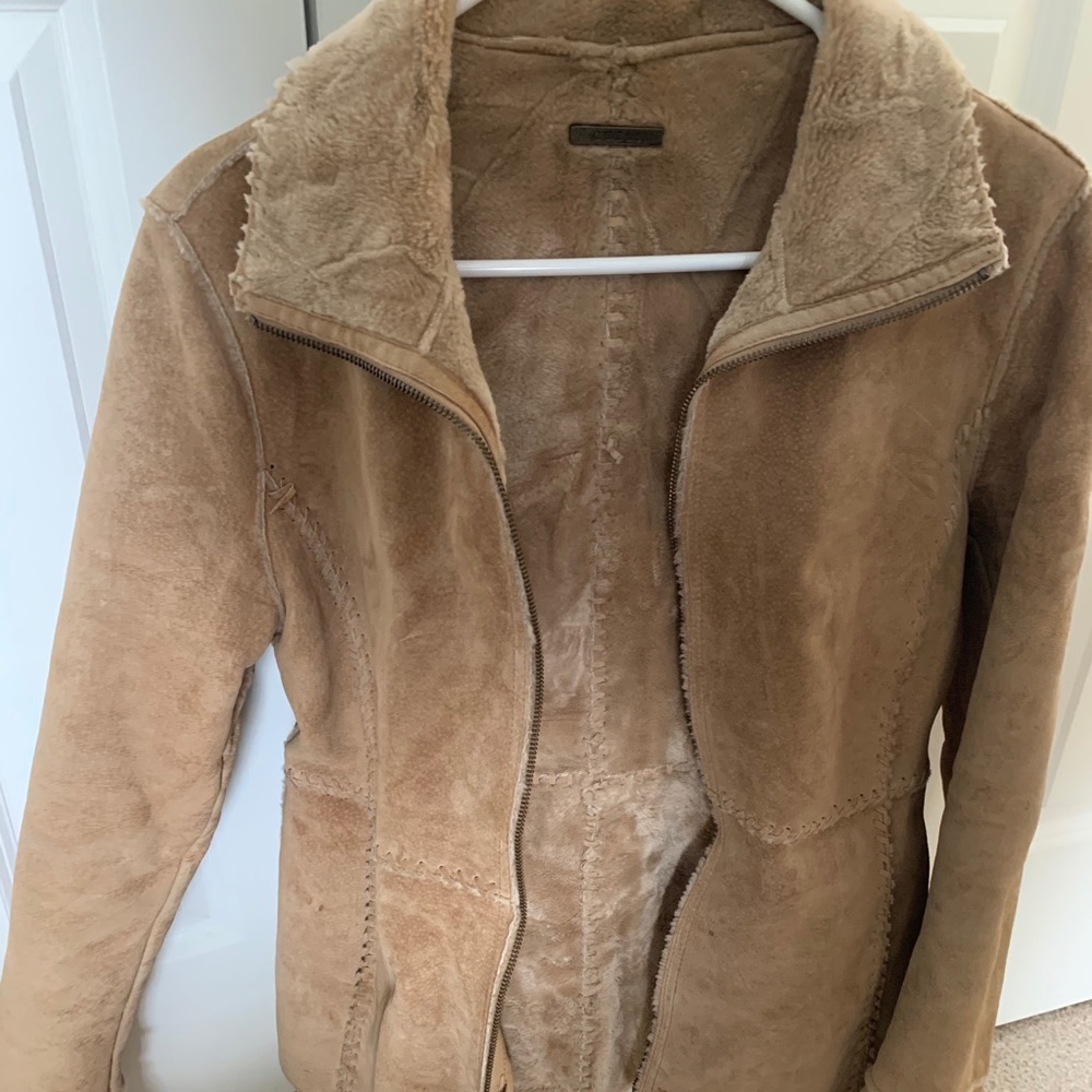 Guess leather and suede jacket